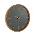 Grande horloge design Bois et Verre, Modèle Osmose, Diam 80 cm