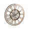 Horloge Industrielle murale, Engrenages, Gris et Grège, H 60 cm