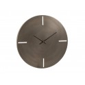 Horloge Design Métal, Modèle Osmose 2, Gris, Diam 50,5 cm