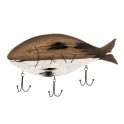 Patère Planche de Surf Murale : Mod Surf Clothing, H 30 cm
