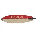 Patères-Portemanteaux : Planche de Surf BEACH Rouge 3 Crochets, L 87 cm