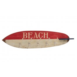 Patère Planche de Surf Murale : Mod Surf Clothing, H 30 cm
