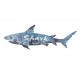 Décoration Murale Bois : Le Grand Requin Bleu, L 80,5 cm