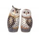 Figurine Hibou, Camaïeu de Marron, Collection Gatsby, H 17 cm