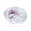 Presse-papiers en Verre : Méduse Violette allongée. L 11 cm