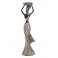 Statuette Africaine Debout, Collection Massabay, H 44 cm