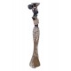 Statuette Africaine Debout, Collection Massabay, H 44 cm