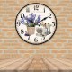 Horloge murale lavande de Provence, Mod 4, 34 cm