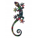 Salamandre Gecko Porte-bonheur, Déco murale ou à poser, Modèle Kolor 2, H 35 cm