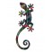 Salamandre Gecko Porte-bonheur, Déco murale ou à poser, Modèle Kolor 2, H 35 cm