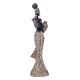 Statuette Africaine Debout, Collection Massabay, H 28,5 cm