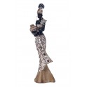 Statuette Africaine Debout, Collection Massabay, H 28,5 cm