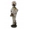 Statuette Africaine en Tenue Traditionnelle, Collection Dalaba, H 46 cm