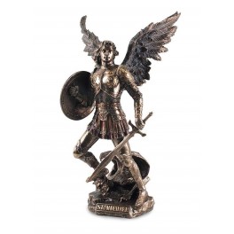 Figurine Décorative Religieuse, Archange Saint Michel, H 33 cm