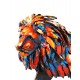 Décoration Animal Design : Le Lion multicolore, L 60 cm