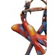 Sculpture Musique Fer : Danseurs de Tango sur socle, H 36 cm