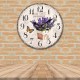 Horloge murale lavande de Provence, Mod 4, 34 cm