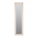 Grand Miroir Psyché sur Pied, Moulures en Résine, Ecru, H 164 cm