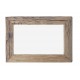 Grand Miroir, Encadrement en Bois brut recyclé, H 101 cm