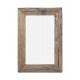 Grand Miroir, Encadrement en Bois brut recyclé, H 101 cm