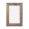 Grand Miroir, Encadrement en Bois brut recyclé, H 101 cm