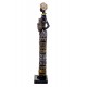 Statuette Africaine en pagne kita & Cruche 2, Collection Ethnik, H 42 cm