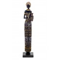 Statuette XL Africaine Massaï, Collection Ethnik, H 56 cm