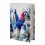 Set 2 Boites Livres : Perroquets Aras multicolores, H 27 cm (Grand)