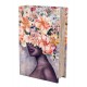 Set 2 Boites Livres : Femme et cheveux en fleurs, H 27 cm (Grand)