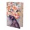 Boite Livre : Femme et cheveux en fleurs, H 27 cm