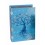 Boite Livre : Arbre de vie fleuri, Bleu, H 27 cm