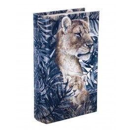 Boite Livre : Modèle Lionne et Jungle, H 21 cm