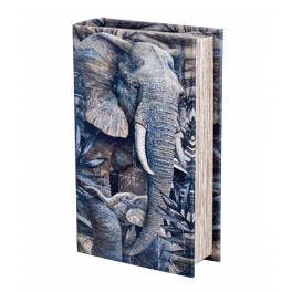 Boite Livre : Modèle Eléphant et Jungle, H 21 cm