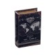 Set 2 Boites Livres Cartographie : The World, Noir, H 23 (Grand)
