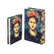 Set 2 Boites Livres : Frida Kahlo, Cheveux en fleurs, H 26 cm (Grand)