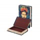 Set 2 Boites Livres : Frida Kahlo, Cheveux en fleurs, H 26 cm (Grand)