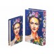 Set 2 Boites Livres : Femme, Perroquets et Fleurs, h 26 cm (Grand)