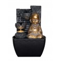 Fontaine intérieure : Bouddha 4 Vasques, Coll. Zentrends, 40 H cm