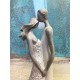Statuette Design Couple Enlacé, Collection White Love, H 39 cm