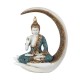 Sculpture Résine : Le Bouddha en méditation, H 68 cm