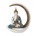 Sculpture Résine : Le Bouddha en méditation, H 68 cm