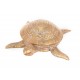 Décoration Mer Résine : Tortue Doré, Modèle Jungle Chic, L 21,5 cm