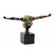 Statuette Abstraite PLENITUDE, L 66 cm