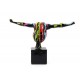 Statuette Abstraite PLENITUDE, L 66 cm