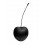 Grand Fruit déco Céramique : Cerise Noire Mat Taille XL, H 25 (61 cm)