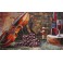 Tableau Métal 3D : Nature morte et Violon, L 100 cm