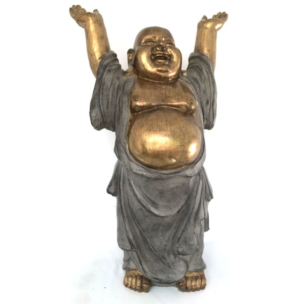 Bouddha rieur Assis grand bouddha porte-bonheur Zen grande statue