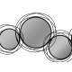 Miroir Design : Ensemble 4 miroirs CIRCLE, L 100 cm