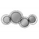 Miroir Design : Ensemble 4 miroirs CIRCLE, L 100 cm