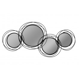 Miroir Design : Ensemble 4 miroirs CIRCLE, L 100 cm